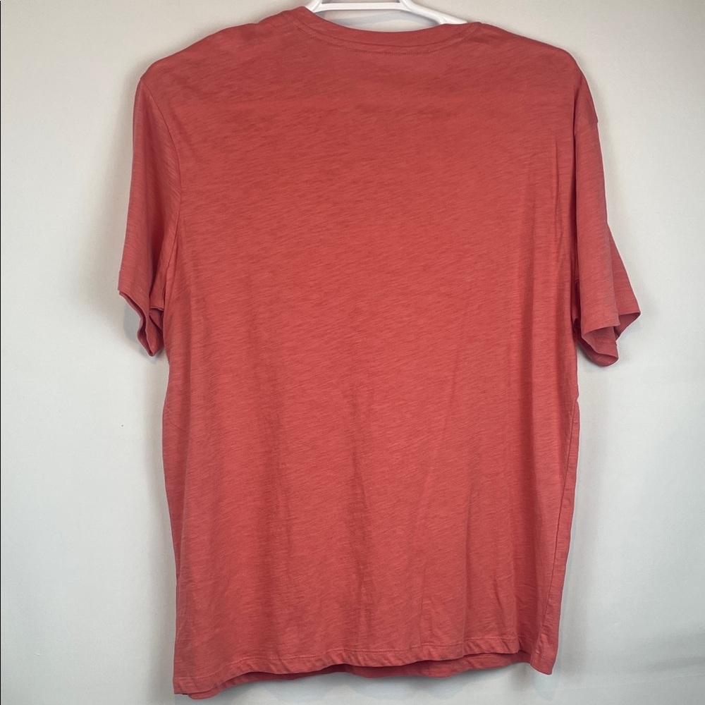 Roundtree & Yorke Red Henley Shirt cotton soft washed size L - Picture 4 of 4